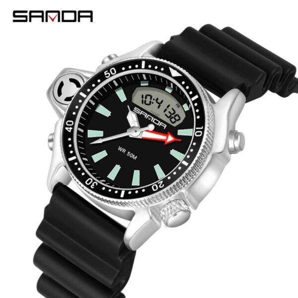 Sport Men Watch Casual Style Watches Men Military Quartz Wristwatch Diver S Shock - Image 6