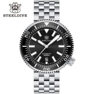 New Men SD1976 Steel Dive NH35A Watch Japan Automatic Movement Stainless Steel Sapphire 1000m Dive Watch Men OEM