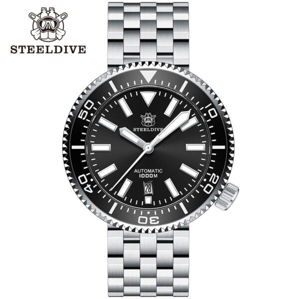 New Men SD1976 Steel Dive NH35A Watch Japan Automatic Movement Stainless Steel Sapphire 1000m Dive Watch Men OEM - Image 2