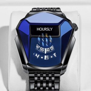 New Men Wrist Watch Stainless Steel Technology Fashion Quartz Watch For Men Relogio Masculino