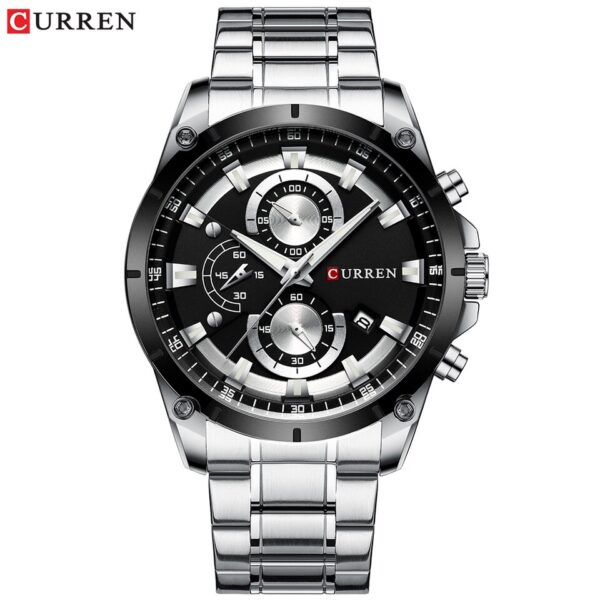 Men Watches Top Brand Luxury Business Automatic Date Watch Men Casual Waterproof Watch - Image 4