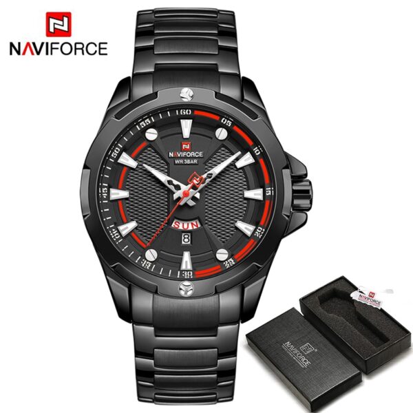 Luxury Gold Watch Men New Military Sport Quartz Wristwatch Casual Clock Stainless Steel Waterproof Watches - Image 10