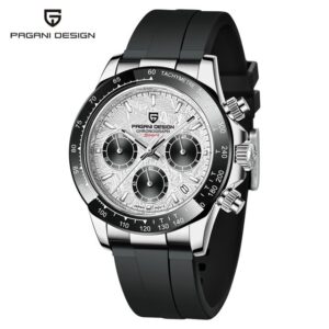 40mm New PAGANI DESIGN Men Quartz Watches Sapphire Luxury Chronograph Stainless Steel Waterproof Men Watch