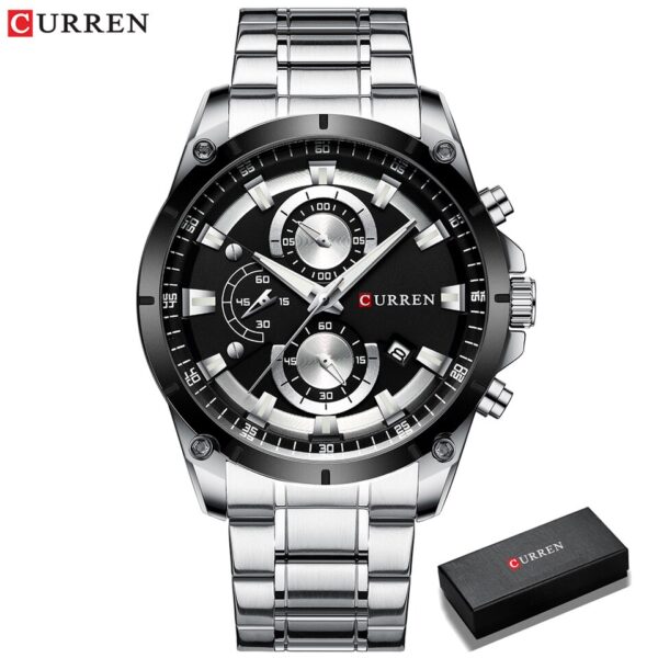 Gold Watches Men Luxury Top Brand CURREN Quartz Wristwatch Fashion Sport and Causal Business Watch Male Clock Reloj Hombres - Image 4