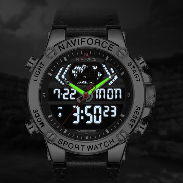 Luxury Mens Sport Watches Military Waterproof Digital Alarm Chronograph Quartz Wristwatch Male Clock Relogio Masculino - Image 15