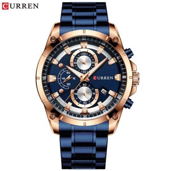 Gold Watches Men Luxury Top Brand CURREN Quartz Wristwatch Fashion Sport and Causal Business Watch Male Clock Reloj Hombres - Image 11