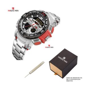 30m Waterproof Mens Sports Watches Luxury Brand Quartz Watch Men Gold Steel Digital Male Clock Cool Military Relogio Masculino