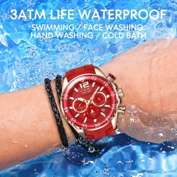 LIGE Fashion Men Watches Sport Quartz Watch Man Brand Luxury Wrist watches Chronograph Waterproof Casual Clock Montre Homme - Image 14