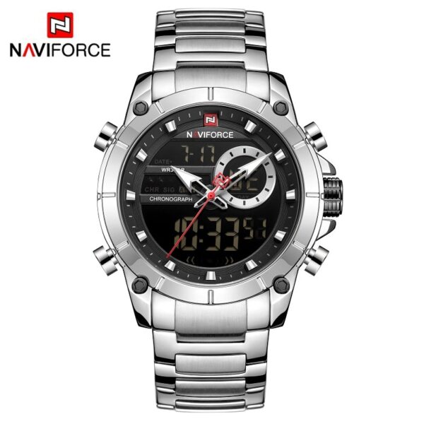 Casual Quartz Watch Men Stainless Steel Men Army Military Led Clock Male Waterproof Watches - Image 8