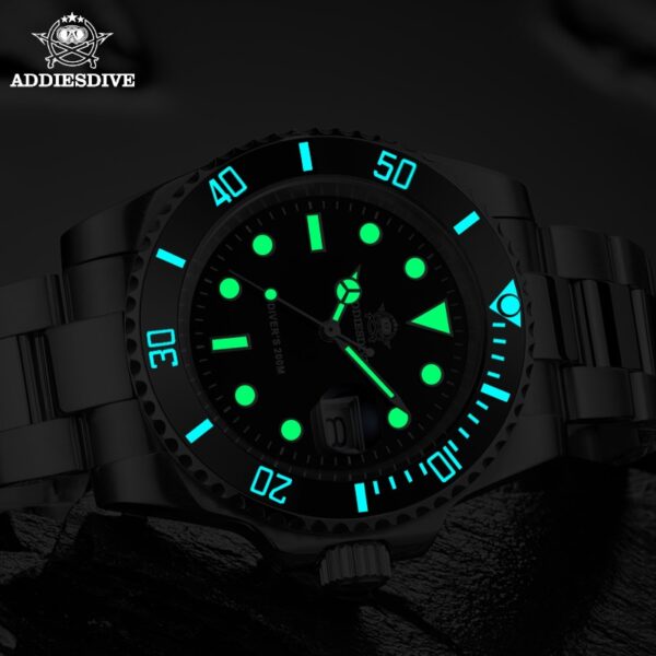 New Fashion Watch Stainless Steel Diver Watch 200M C3Super Luminous Sport Stainless Steel Watch - Image 14