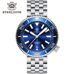New Men SD1976 Steel Dive NH35A Watch Japan Automatic Movement Stainless Steel Sapphire 1000m Dive Watch Men OEM