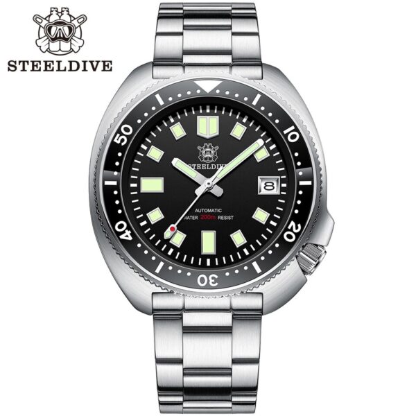 New Men SD1970 SteelDive Mechanical Watch Brand 44MM Men NH35 Dive Watch with Ceramic Bezel Watch - Image 18