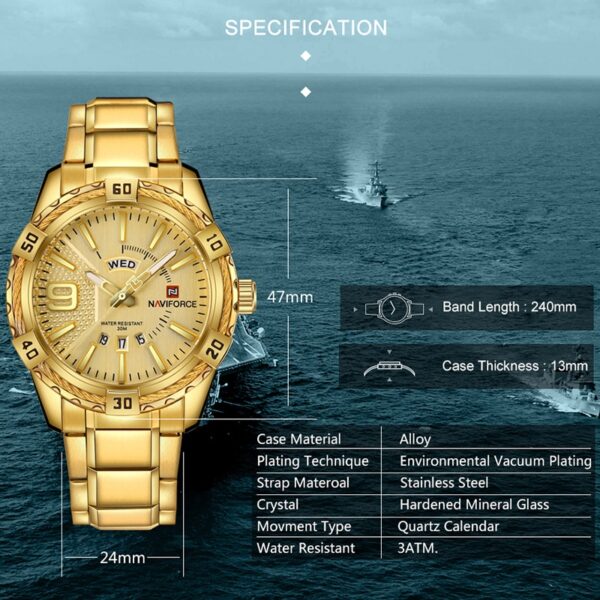 New Men WristWatch Fashion Quartz Classic Watches For Men Waterproof Business Steel Band Clock Man - Image 6