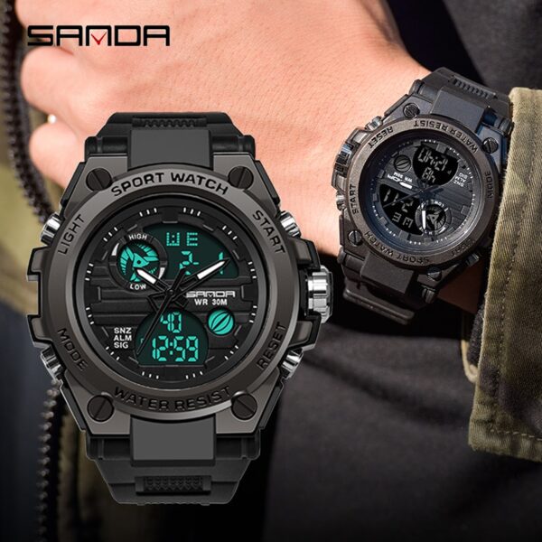 G Style Men Digital Watch Shock Military Sports Watches Fashion Waterproof Electronic Wristwatch Mens Relogios - Image 3