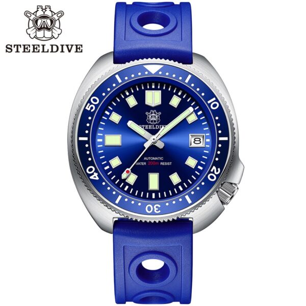 New Men SD1970 SteelDive Mechanical Watch Brand 44MM Men NH35 Dive Watch with Ceramic Bezel Watch - Image 5