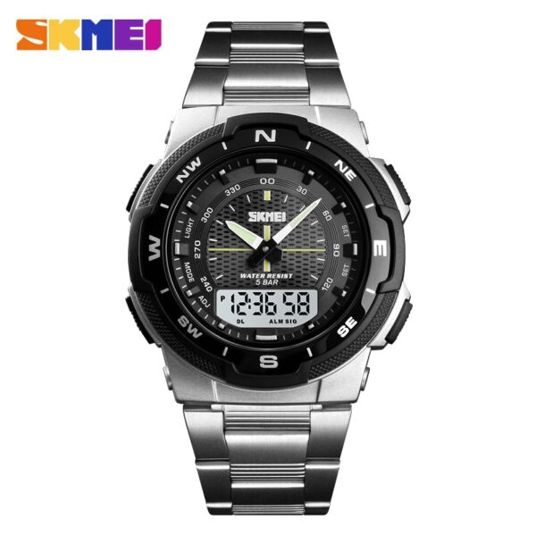 Men Watch Fashion Quartz Sports Watches Stainless Steel Strap Men Watches Top Brand Luxury Business Waterproof Wrist Watch - Image 5