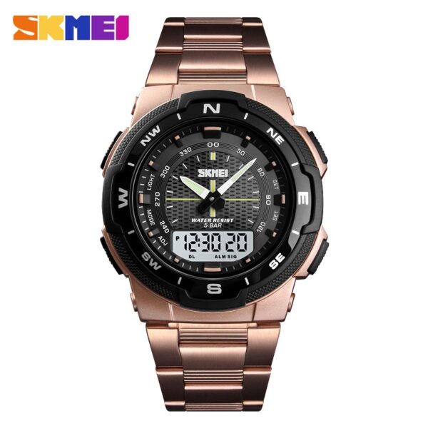 Men Watch Fashion Quartz Sports Watches Stainless Steel Strap Men Watches Top Brand Luxury Business Waterproof Wrist Watch - Image 8