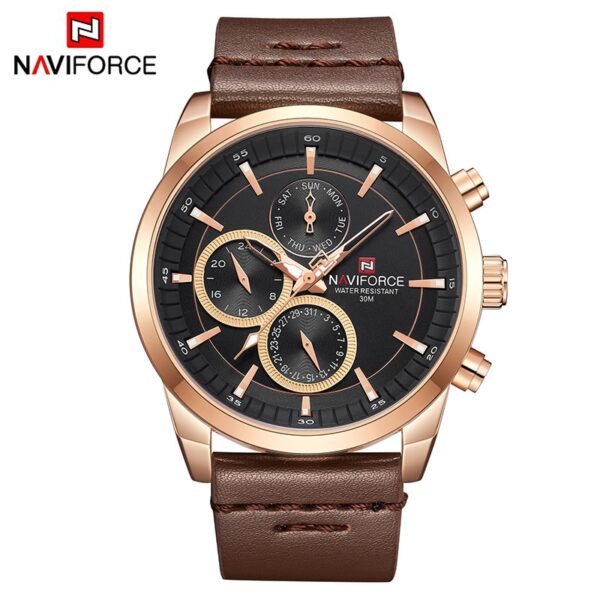 Men Watches Top Brand Luxury Waterproof 24 hour Date Quartz Watch Man Fashion Leather Sport Wrist Watch Men Clock - Image 5