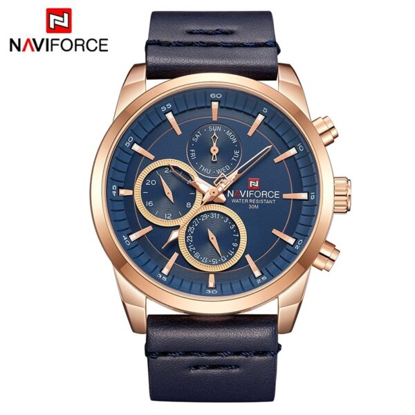 Men Watches Top Brand Luxury Waterproof 24 hour Date Quartz Watch Man Fashion Leather Sport Wrist Watch Men Clock - Image 3