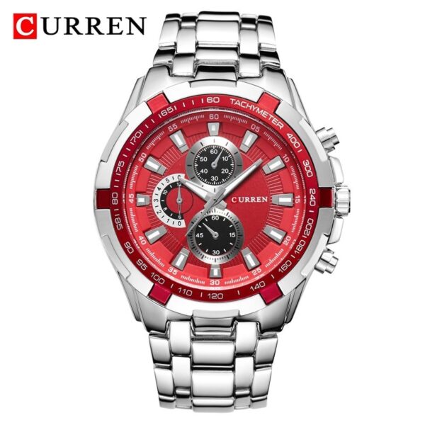 CURREN 8023 Quartz Watch Men Waterproof Sport Military Watches Mens Business Stainless Steel Wristwatch Male Clock reloj hombre - Image 9