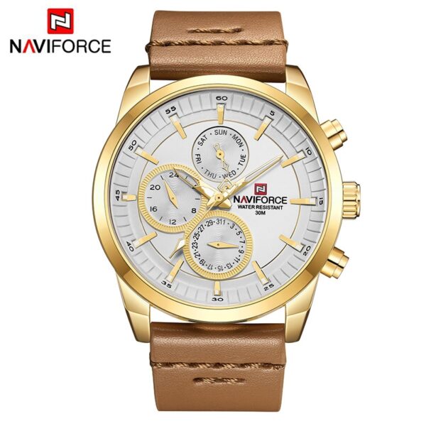 Men Watches Top Brand Luxury Waterproof 24 hour Date Quartz Watch Man Fashion Leather Sport Wrist Watch Men Clock - Image 8