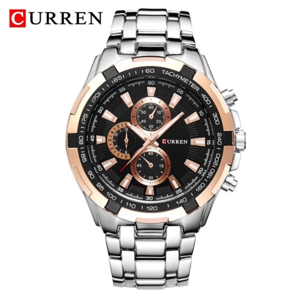 CURREN 8023 Quartz Watch Men Waterproof Sport Military Watches Mens Business Stainless Steel Wristwatch Male Clock reloj hombre - Image 12