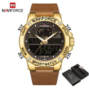 Luxury Mens Sport Watches Military Waterproof Digital Alarm Chronograph Quartz Wristwatch Male Clock Relogio Masculino