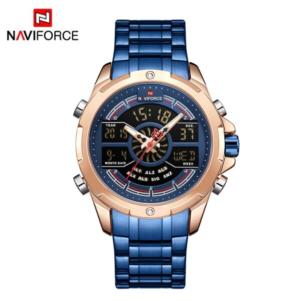 Luxury Original Watches For Men Digital Chronograph Fashion Sport Quartz Wrist Watch Stainless Steel Waterproof Clock - Image 8