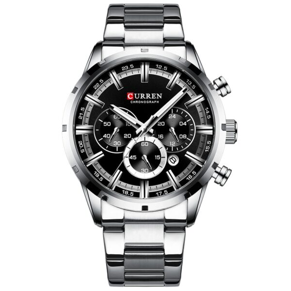 CURREN Men Watch Top Brand Luxury Sports Quartz Mens Watches Full Steel Waterproof Chronograph Wristwatch Men Relogio Masculino - Image 11