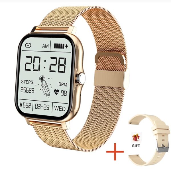 New Women Smart watch Men 1.69 Color Screen Full touch Fitness Tracker Bluetooth Call Smart Clock Ladies Smart Watch Women - Image 5