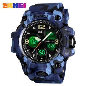 SKMEI New S Shock Men Sports Watches Big Dial Quartz Digital Watch For Men Luxury Brand LED Military Waterproof Men Wristwatches