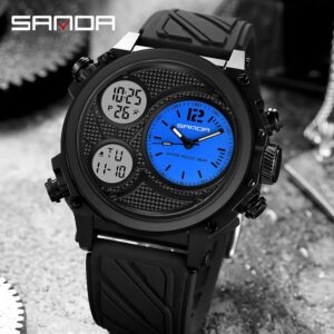 Display Quartz Watch for Men LED Sport Digital Watches 50m Waterproof Electronic Wristwatch Alarm Clock Relogio