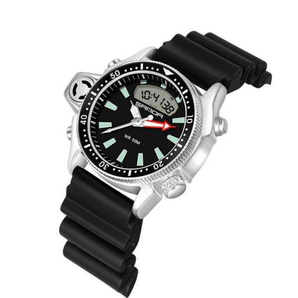 Sport Men Watch Casual Style Watches Men Military Quartz Wristwatch Diver S Shock - Image 2