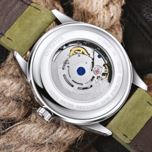 New Men Ochstin Automatic Mechanical Watch Luxury Casual Dress Military Outdoor Sports Army Mens Wristwatches Waterproof Male Clock