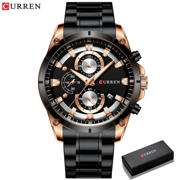 Gold Watches Men Luxury Top Brand CURREN Quartz Wristwatch Fashion Sport and Causal Business Watch Male Clock Reloj Hombres - Image 5