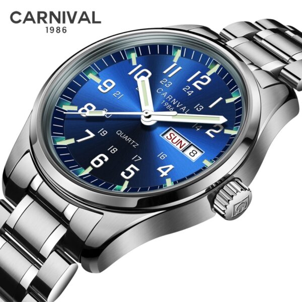 Luxury Brand Watch Men Quartz Watches Luminous Hands Waterproof Solid Stainless Steel Men Clock Relogio Masculino - Image 10