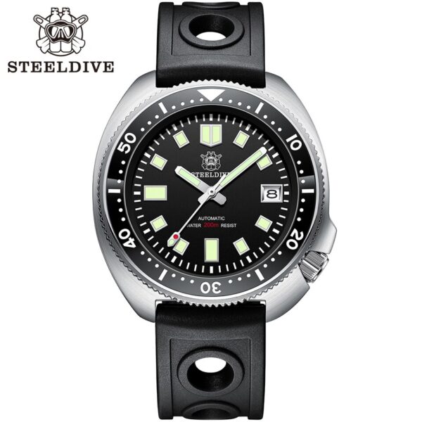 New Men SD1970 SteelDive Mechanical Watch Brand 44MM Men NH35 Dive Watch with Ceramic Bezel Watch - Image 6