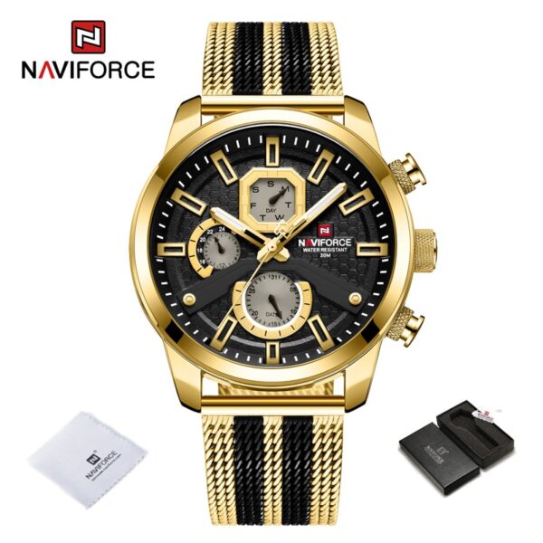 Men Calendar Watches Casual Sport Watch for Men Quartz WristWatch Stainless Steel Strap Watch Relogio Masculino - Image 19