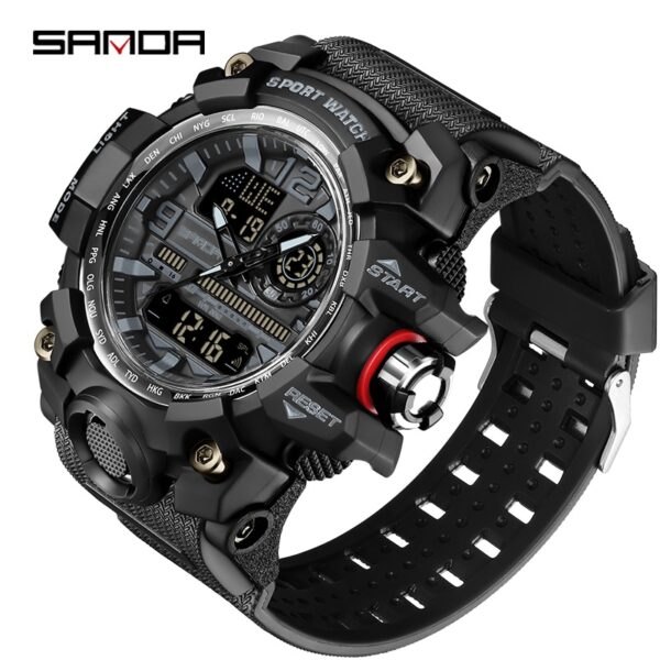 Military Watch Men Digital Shock Sports Watches For Man Waterproof Electronic Wristwatch - Image 4