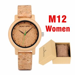 Wooden Watches Men  Women Leather Nylon Silicone Strap Casual Quartz Watch Gift Box Packing