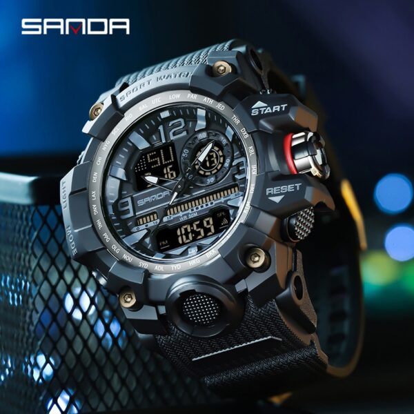 Military Watch Men Digital Shock Sports Watches For Man Waterproof Electronic Wristwatch - Image 3