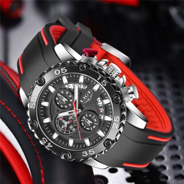 Luminous Men Watch Sport Army Men Watches Waterproof Quartz Clock Man Chronograph  Military WristWatch - Image 4