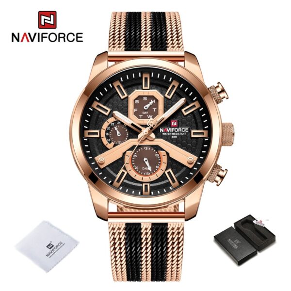 Men Calendar Watches Casual Sport Watch for Men Quartz WristWatch Stainless Steel Strap Watch Relogio Masculino - Image 18