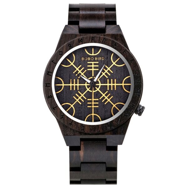 Men Watches Zebra Wood Vintage Watch for Men Come With Bamboo Box Thanksgiving Christmas Gift - Image 18