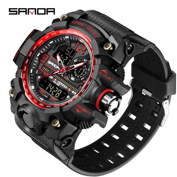 Military Watch Men Digital Shock Sports Watches For Man Waterproof Electronic Wristwatch - Image 2