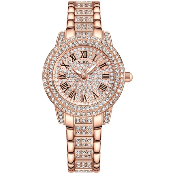 Women Watches Rose Gold Ladies Bracelet Watches Reloj Mujer Creative Waterproof Quartz Watches For Women - Image 7