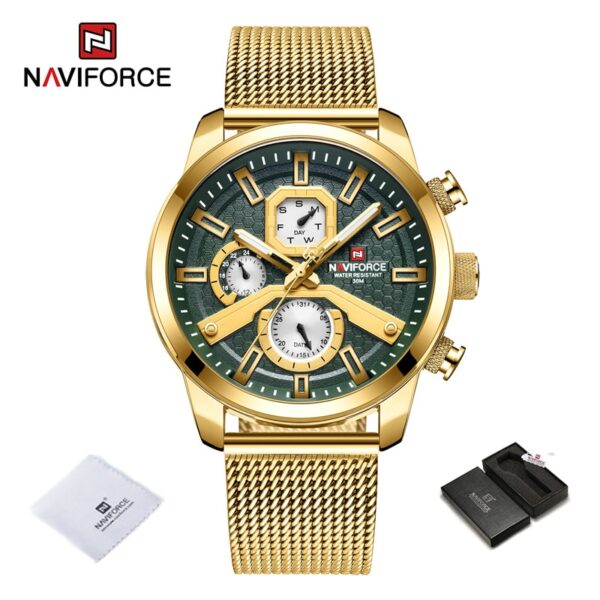 Men Calendar Watches Casual Sport Watch for Men Quartz WristWatch Stainless Steel Strap Watch Relogio Masculino - Image 12