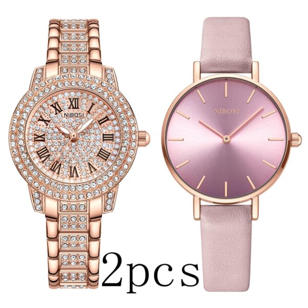 Women Watches Rose Gold Ladies Bracelet Watches Reloj Mujer Creative Waterproof Quartz Watches For Women - Image 13