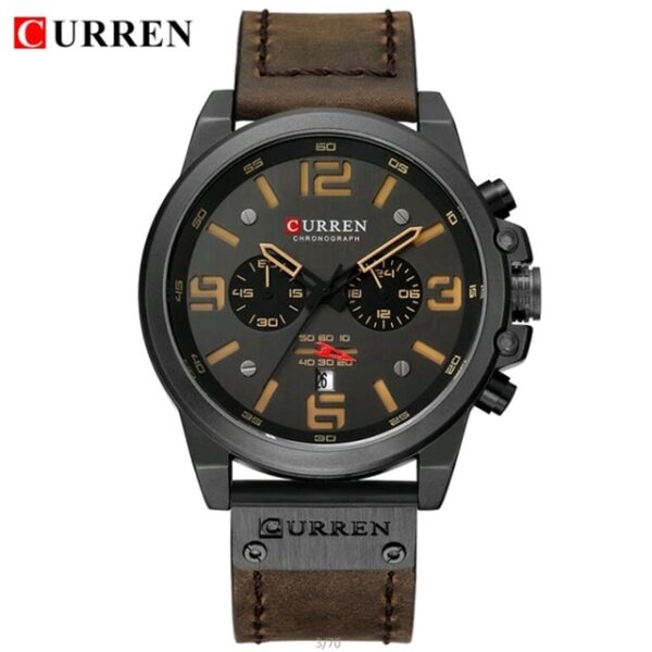 CURREN 8314 Luxury Brand Quartz Men Watch Military Waterproof Leather Strap Sport Mens Watches Fashion Casual Male Clock часы - Image 15