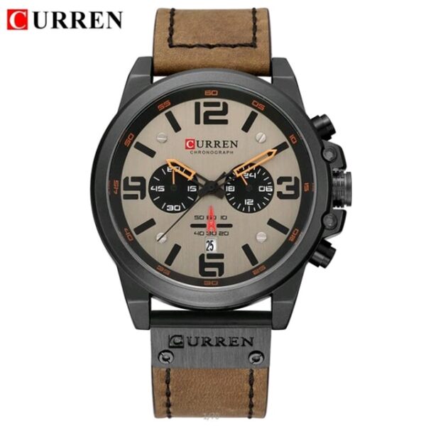 CURREN 8314 Luxury Brand Quartz Men Watch Military Waterproof Leather Strap Sport Mens Watches Fashion Casual Male Clock часы - Image 16